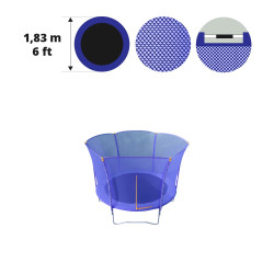 Red textil para cama elástica Hop 180