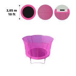 Red textil para cama elástica Hip 300