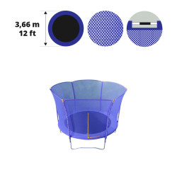 Red textil para cama elástica Hop 360