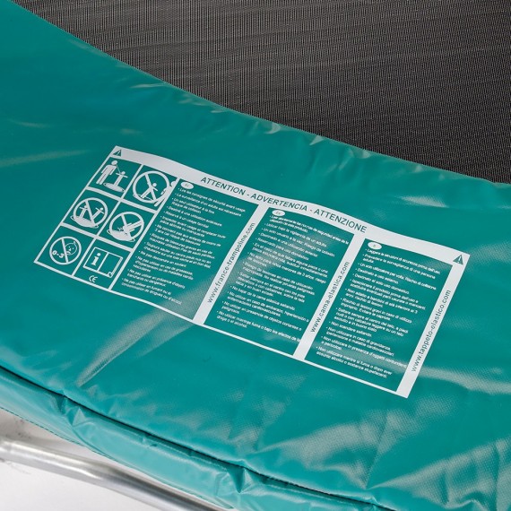 Cojín de protección cama elástica Ovalie 490 