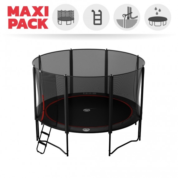 Cama elástica Booster 390 con red de protección