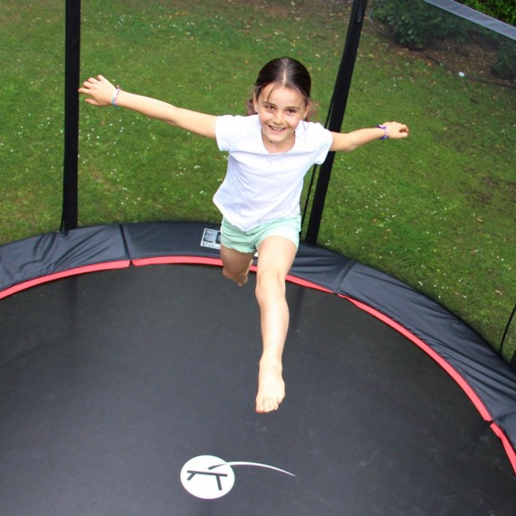 Cama elástica Booster 390 con red de protección