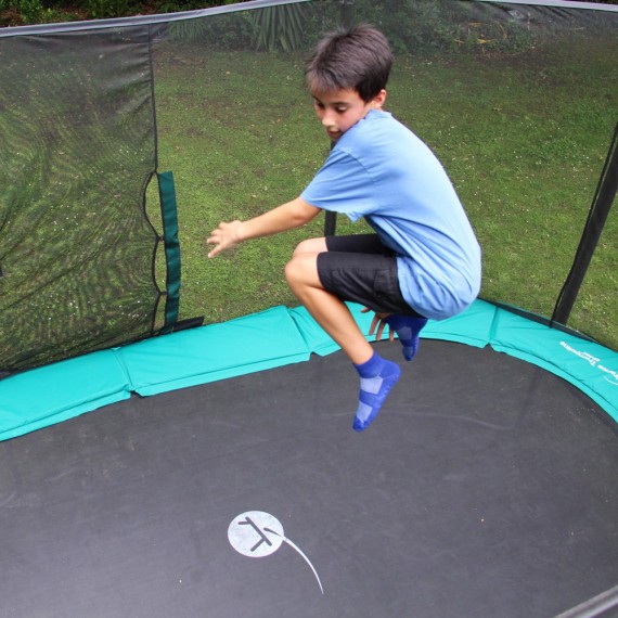 Cama elástica Ovalie 490 con red