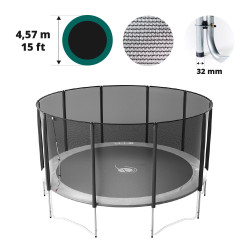 Red con 10 postes para cama elástica Ø 457