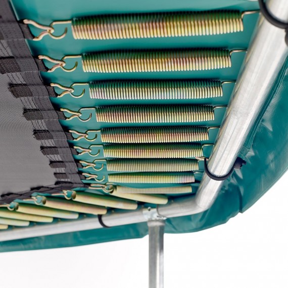 Cama elástica Waouuh 390 con red y escalera