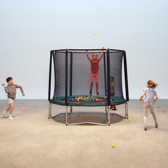 Cama elástica Jump'Up 300 con red de protección