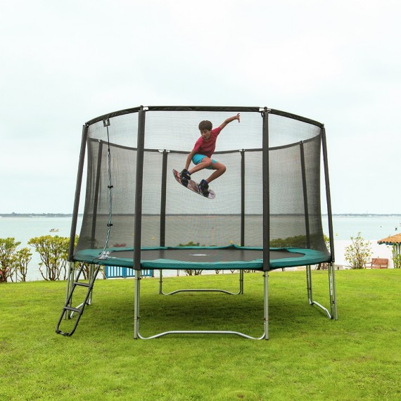 Cama elástica Jump'Up 390 con red de proteccion