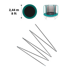Arc en fibre de verre pour filet Oxygen Ø 244