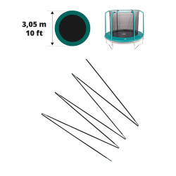 Arc en fibre de verre pour filet Oxygen Ø 305