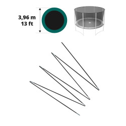 Arc en fibre de verre pour filet Jump'Up Ø 396