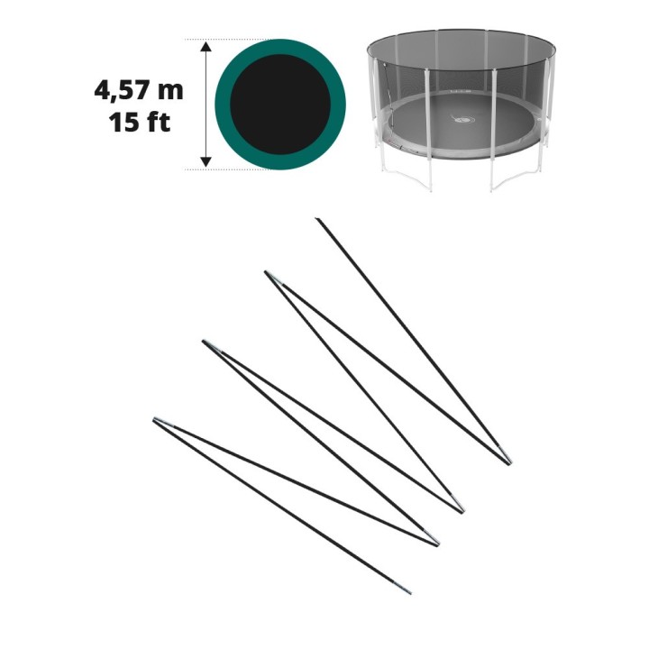 Arc en fibre de verre pour filet Jump'Up Ø 457