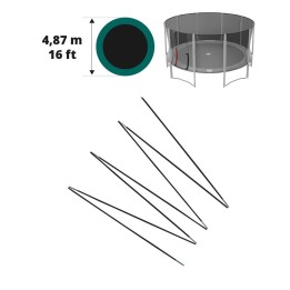 Arc en fibre de verre pour filet Jump'Up Ø 487