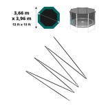 Arc en fibre de verre pour filet Waouuh 390