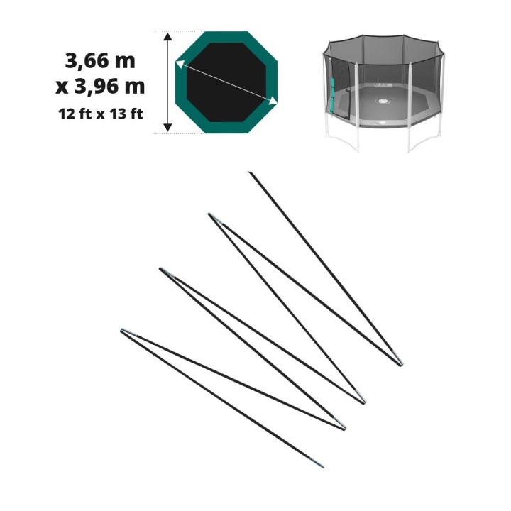Arc en fibre de verre pour filet Waouuh 390