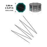 Arc en fibre de verre pour filet Waouuh 430