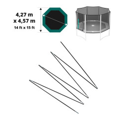 Arc en fibre de verre pour filet Waouuh 460