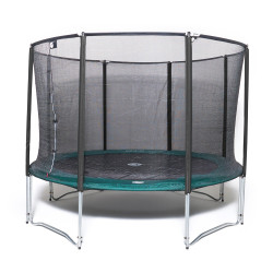 Maxi Pack Cama elástica Jump'Up 390 con Red + Escalera + Kit de fijación + Funda 