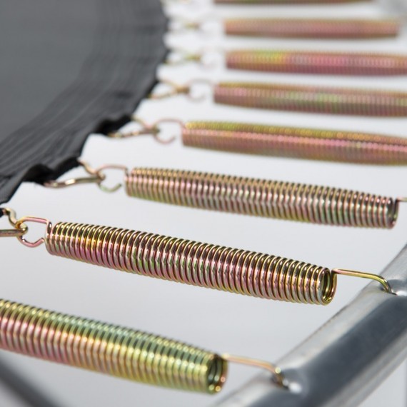 Cama elástica Booster Black 430 con red Premium 