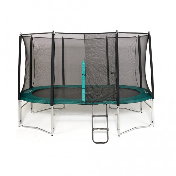 Maxi Pack Ovalie 430 con red + escalera + kit de fijación + Funda básica