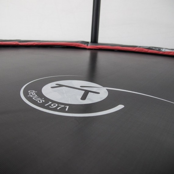 Cama elástica Booster Black 390 con red Premium 