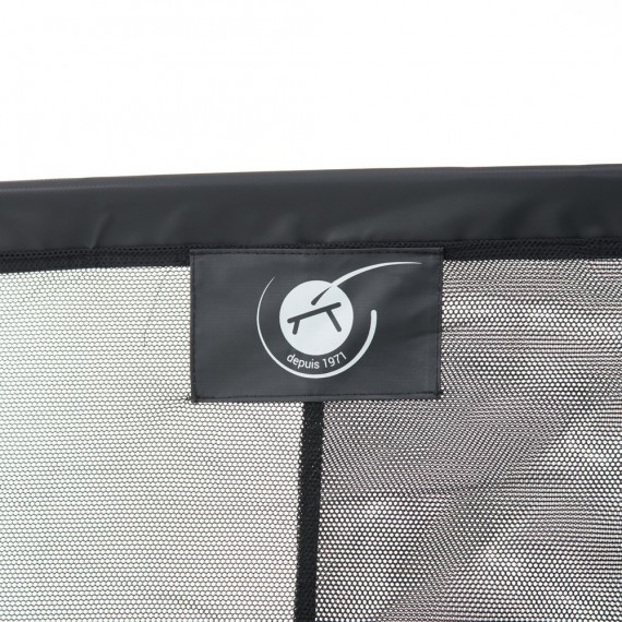 Cama elástica Booster Black 390 con red Premium 