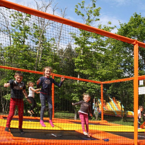 Batería de camas elásticas profesionales Aero 265