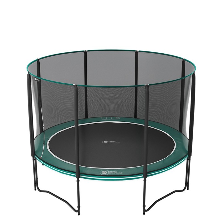 Cama elástica Booster Black 360 con red Premium