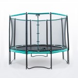 Cama elástica Booster Black 360 con red Premium