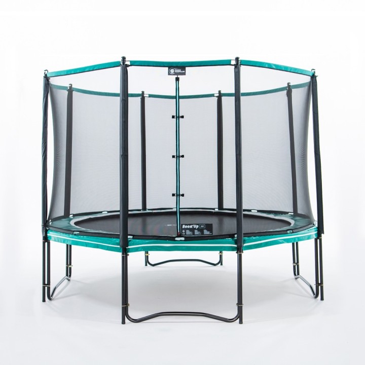 Cama elástica Booster Black 360 con red Premium