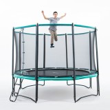 Cama elástica Booster Black 360 con red Premium