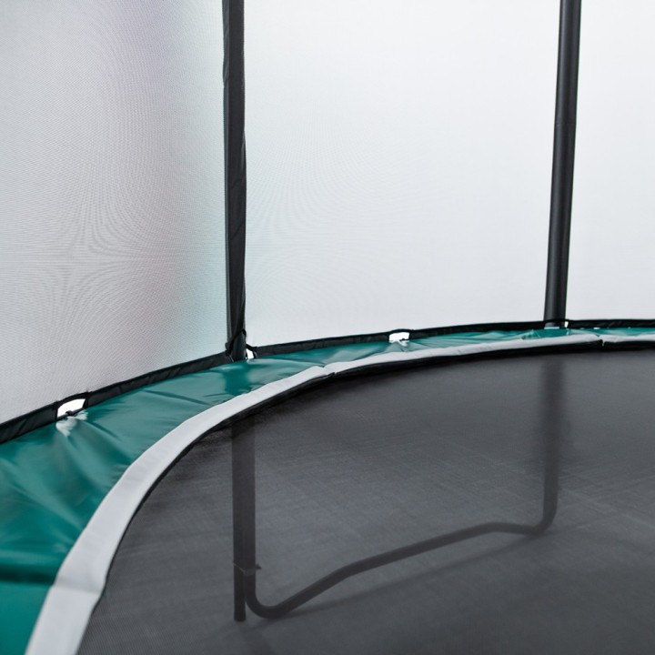 Cama elástica Booster Black 360 con red Premium