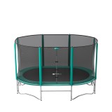 Trampoline Ovalie 360 avec filet Premium