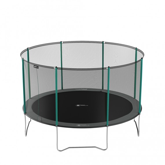 Pack Basic Trampoline Initio 360 avec filet + Kit d’ancrage + Échelle