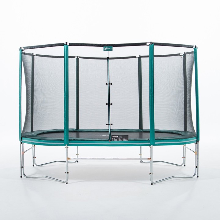 Trampoline Ovalie 360 avec filet Premium