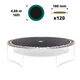 Tela de salto para cama elástica  Ø 457 con 100 muelles 180 mm