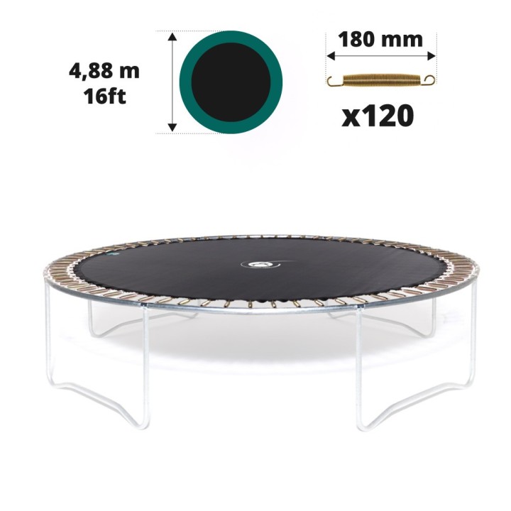 Tela de salto para cama elástica  Ø 457 con 100 muelles 180 mm
