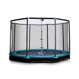 Cama elástica enterrada In Ground 360 con red 