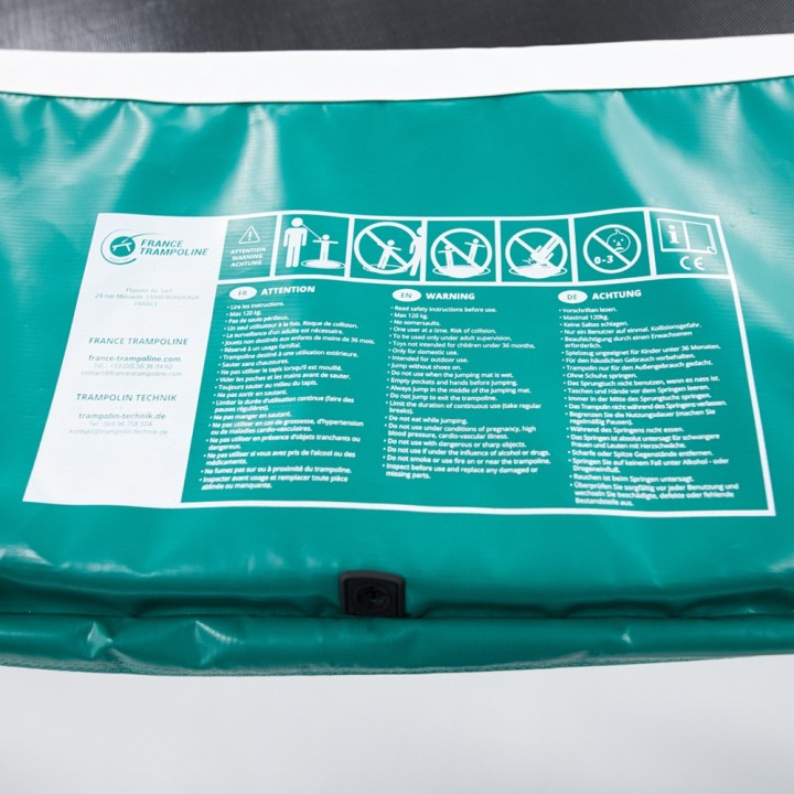 Cojín de protección verde  Ø 457 Premium