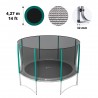 Red con 8 montantes para el trampolín Ø 427