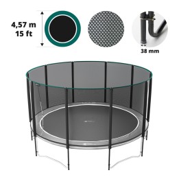 Red con 10 postes para cama elástica Ø 457
