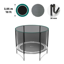 Red con 8 postes para cama elástica Ø 306 Premium