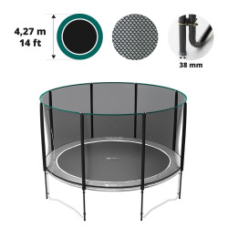 Red con 8 postes para cama elástica Ø 427