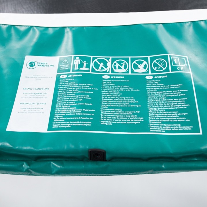 Cojín de protección verde Ø 305