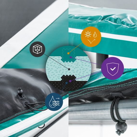 Cama elástica Booster Black 360