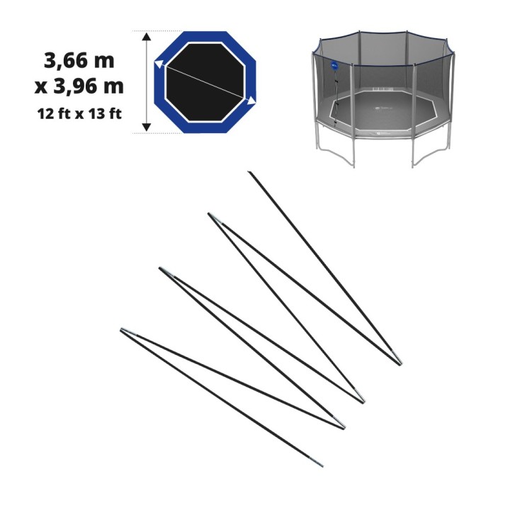 Juego de arcos de fibra de vidrio para Octopulse 390 - red de Ø12 mm