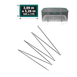 Arco de fibra de vidrio para Apollo Sport 500 red Ø12 mm