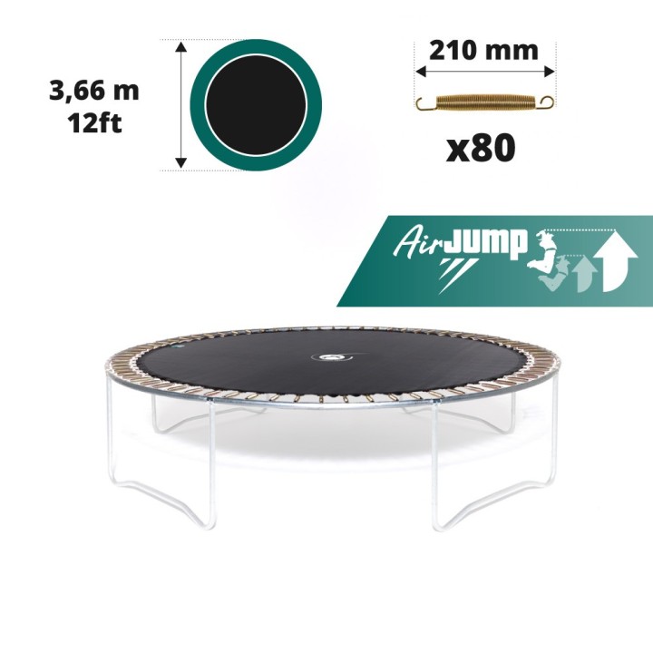 Tela de salto para cama elástica  Ø 366 con 80 muelles 210 mm