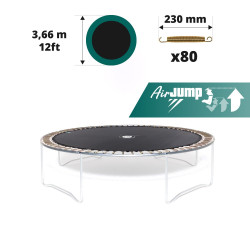 Tela de salto cama elástica 360 con 80 muelles 230 mm