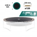 Tela de salto para cama elástica Ø 488 con 110 muelles 230 mm Tela de salto para cama elástica Ø 488 con 110 muelles 230 mm