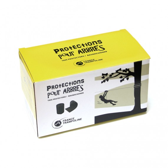 Par de protecciones para tirolinas de jardín 